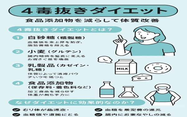 【4毒抜きダイエット】食品添加物を減らして体質改善｜調布・つつじヶ丘のパーソナルジムXingfu